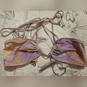 Victorias Secret Halter Top Bikini Purple Tie-dye